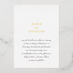 Aisha Elegant Modern Wedding