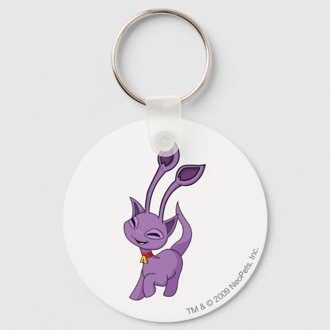 Aisha Purple Keychain (Front)