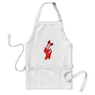 Aisha Red Standard Apron