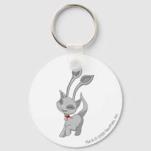 Aisha Silver Keychain
