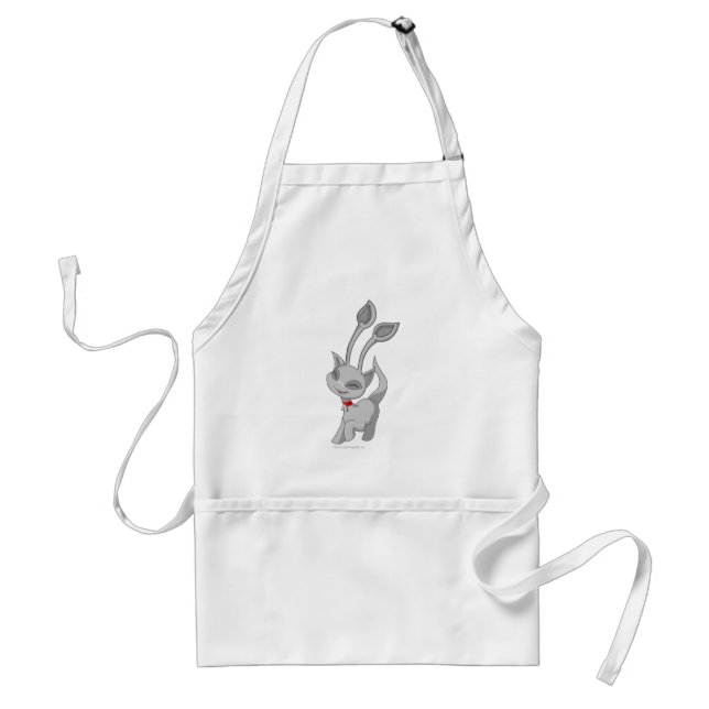 Aisha Silver Standard Apron (Front)