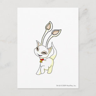 Aisha White Postcard