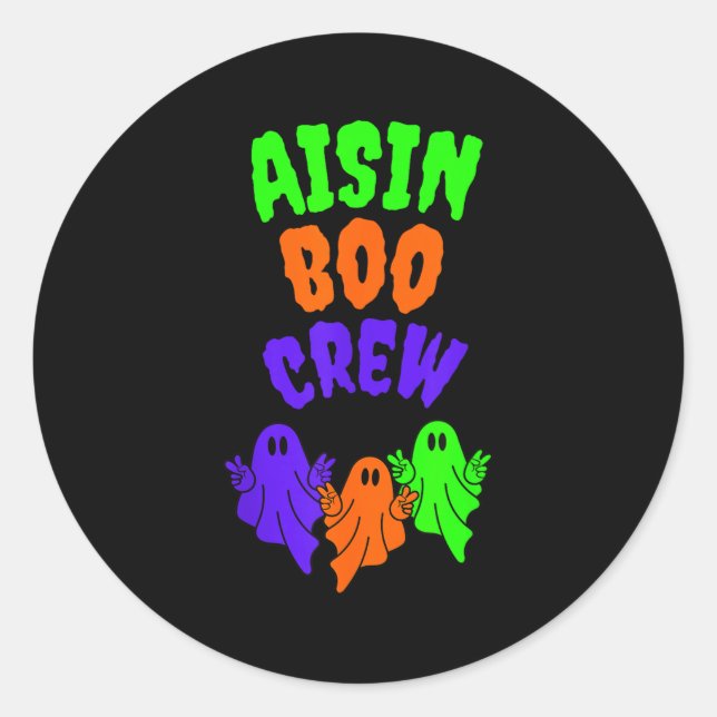 Aisin Boo Crew Colour  Classic Round Sticker (Front)