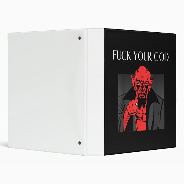 Aist Goat Satan Baphomet GIft Binder (Background)