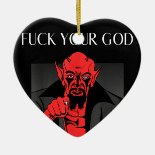 Aist Goat Satan Baphomet GIft Ceramic Ornament