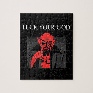 Aist Goat Satan Baphomet GIft Jigsaw Puzzle