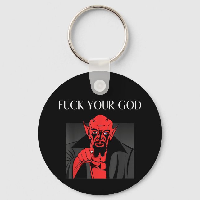 Aist Goat Satan Baphomet GIft Keychain (Front)