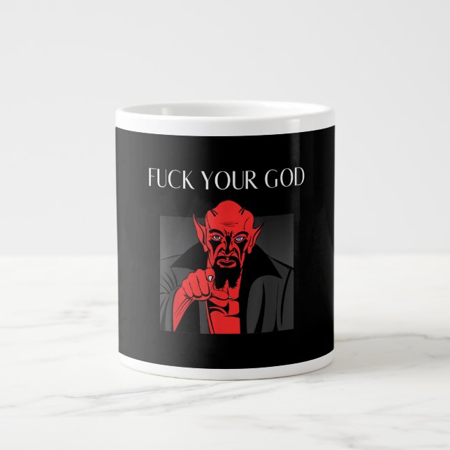 Aist Goat Satan Baphomet GIft Large Coffee Mug (Front)