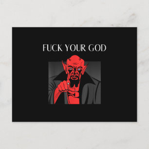 Aist Goat Satan Baphomet GIft Postcard