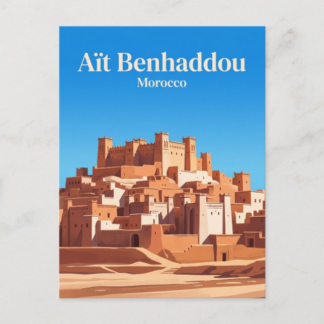 Aït Benhaddou Morocco Postcard (Front)