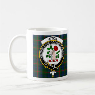 Aiton Clan Badge Coffee Mug - Size 11oz