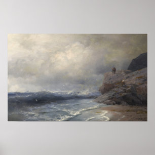 Aivazovsky - A Ship In Peril 1894 Poster