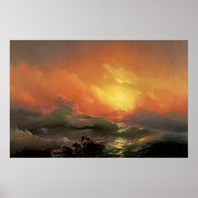 Aivazovsky, Ivan - The Ninth Wave Poster (Front)