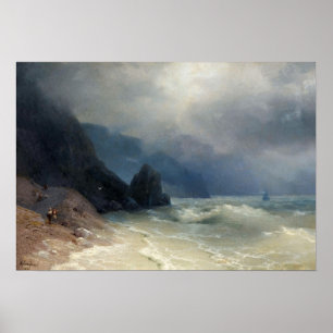 Aivazovsky - Sea Coast Poster