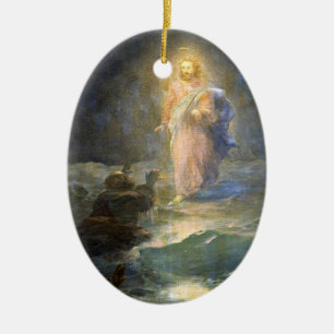 Aivazovsky - Walking on the Water Ceramic Ornament