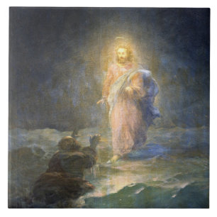 Aivazovsky - Walking on the Water Tile