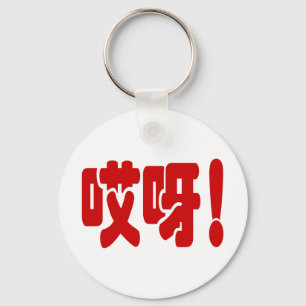 Aiya! 哎呀! OMG! Chinese Hanzi Language Keychain