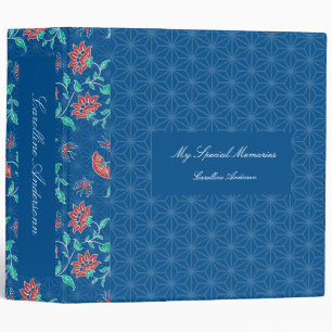 Aiyana Floral Batik Pattern Binder