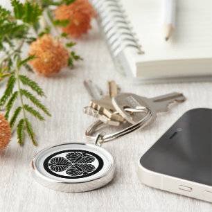 Aizu hollyhock(19) keychain