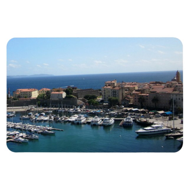 Ajaccio, Corsica, France flexible photo Magnet (Horizontal)