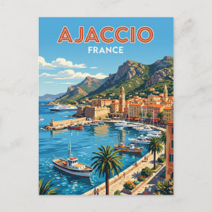 Ajaccio France Postcard