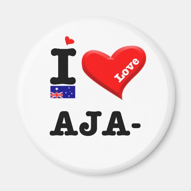 AJANA - I Love Magnet (Front)