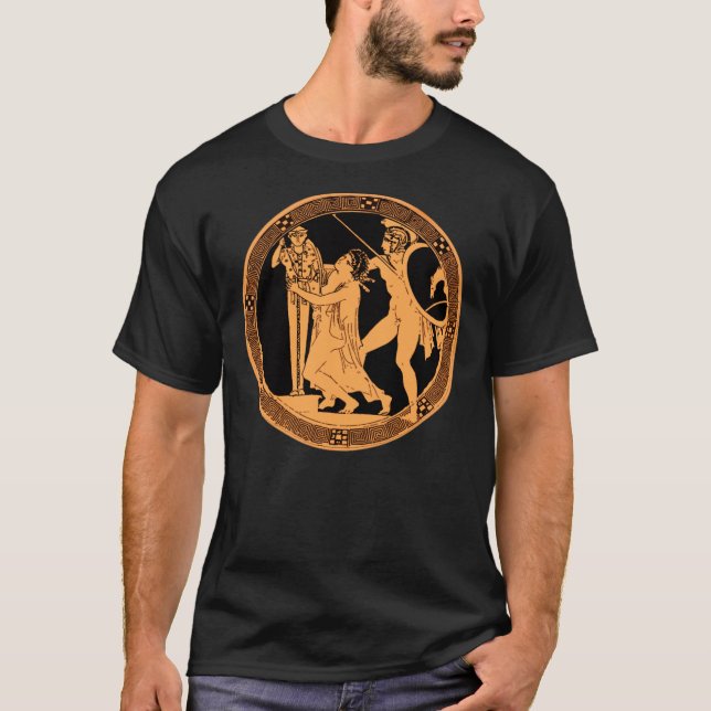 Ajax et Cassandra - La poterie grecque T-shirt cla (Devant)