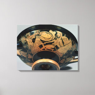 Ajax, urged on by Athena Canvas Print