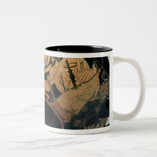 Ajax, urged on by Athena Two-Tone Coffee Mug (Right)