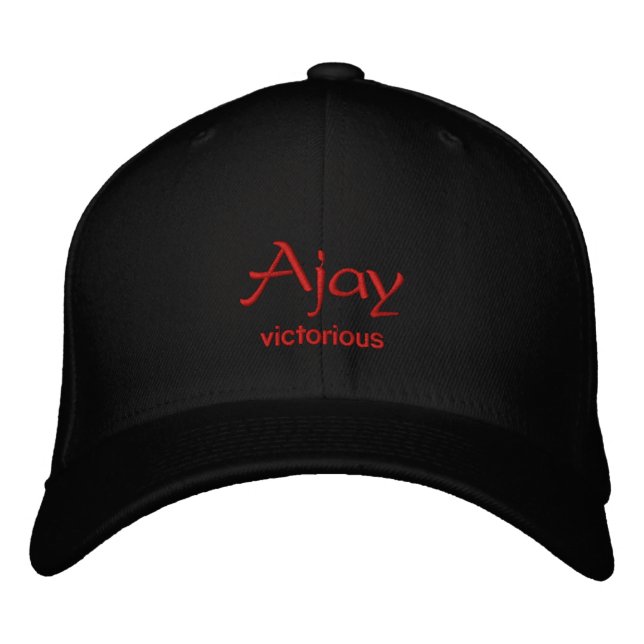 Ajay Name Cap / Hat (Front)