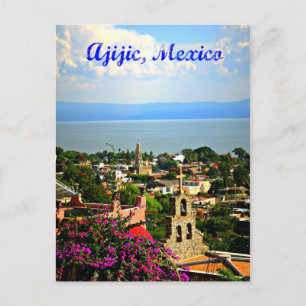 Ajijic Village Mexico Postcard