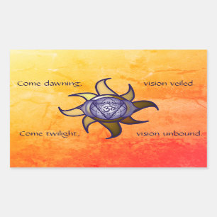 Ajna Chakra “Third Eye” Yoga Insight Lotus Sti Sticker