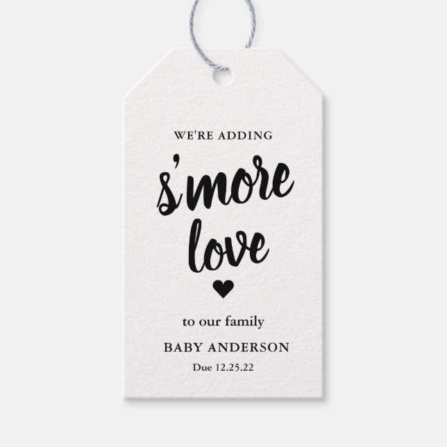 Ajout de S'more Love à nos étiquettes Cadeaux pour (Devant)