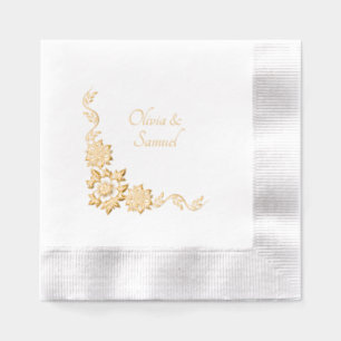 Ajouter des noms - Serviettes en papier à estampag