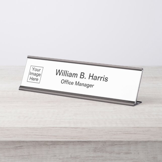 Ajouter des plaques de nom de logo de votre entrep (Devant)