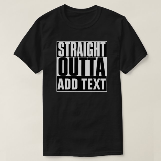 AJOUTER LE TEXTE T-SHIRT TOUT DROIT (Design devant)