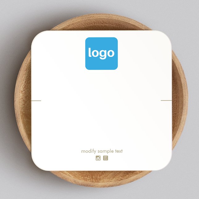 Ajouter un Carré de collier de logo (Créateur téléchargé)