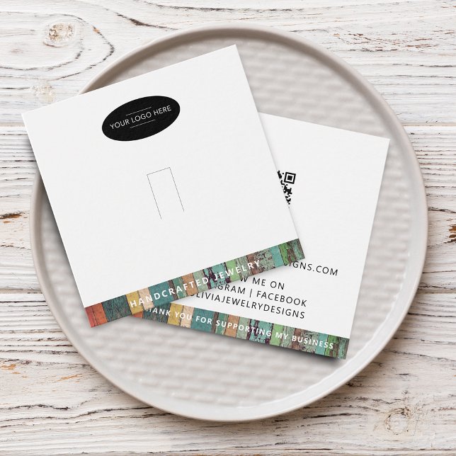 Ajouter un logo d'entreprise et une carte d'affich (Add Business Logo and QR Code Ring Display Card)