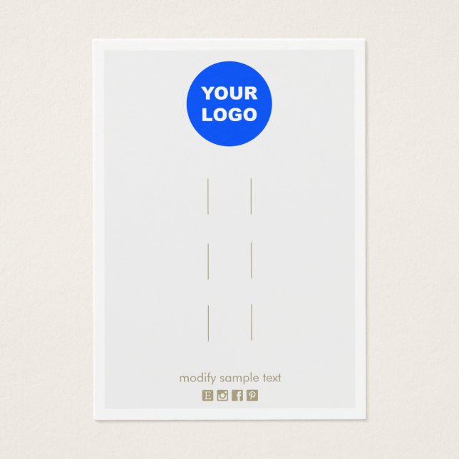 Ajouter un logo Gris à cheveux multiples affichage (Devant)