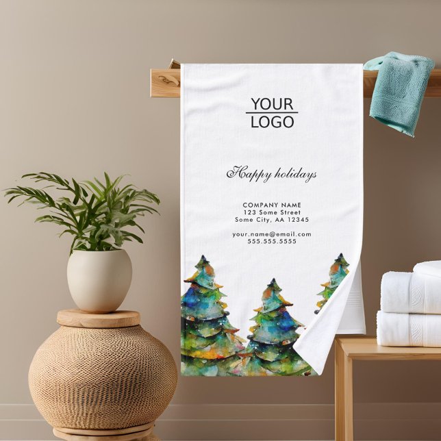 Ajouter un logo Promotion d'arbre de Noël de texte (Créateur téléchargé)