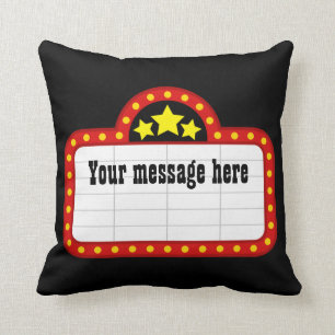 ajouter un message coussin de déco des panneaux d