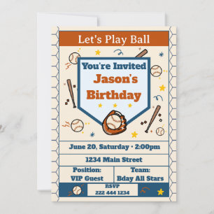 Ajouter un nom - Invitation d'anniversaire de base