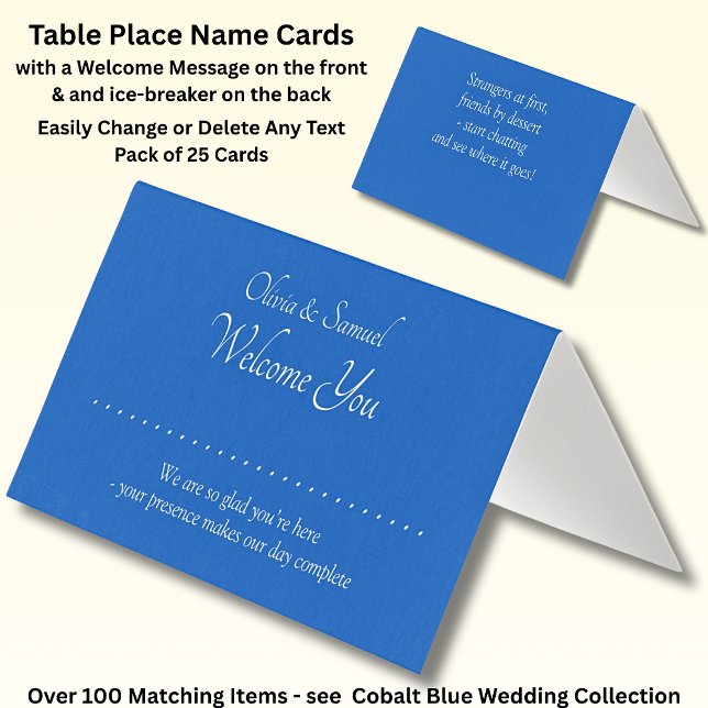 Ajouter un nom - Table Place Card - avec messages (Créateur téléchargé)