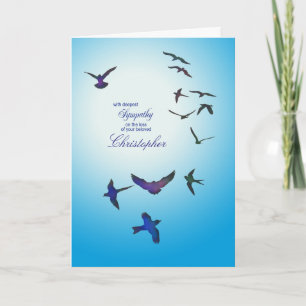 Ajouter un nom, une carte de sympathie, des oiseau