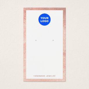 Ajouter une carte d'affichage de bordure or Rose L