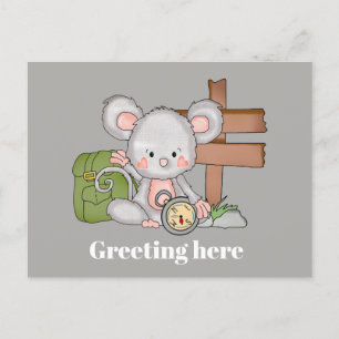 Ajouter une carte postale randonnée de voeux