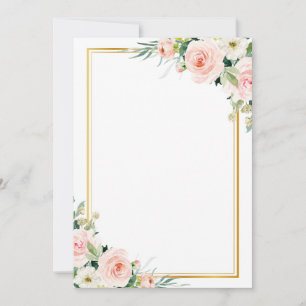 Ajouter une invitation de mariage florale avec une