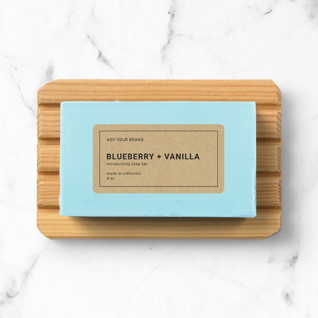 Ajouter une marque mince frontière gris Étiquette  (Créateur téléchargé)