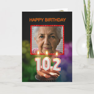 Ajouter une photo, 102e carte d'anniversaire avec 
