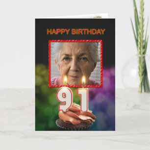 Ajouter une photo, 91e carte d'anniversaire avec b